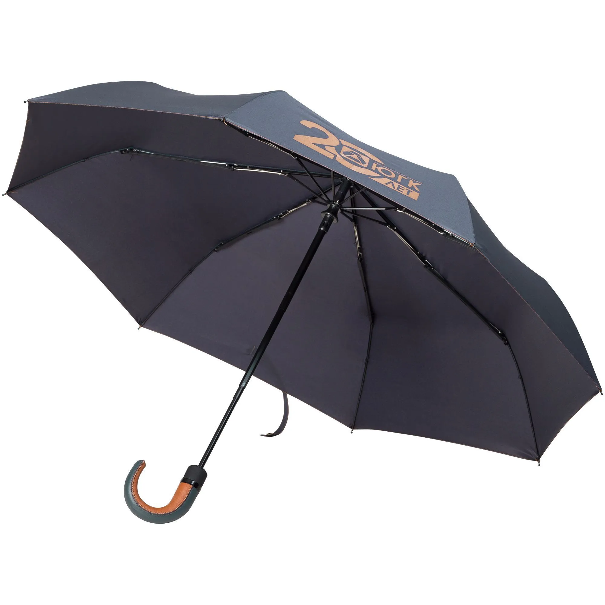 Складной зонт Palermo, темно-синий