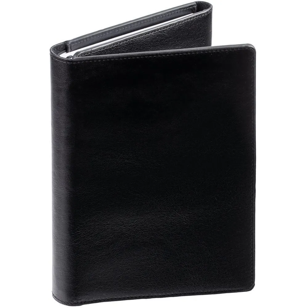 Ежедневники с логотипом с печатью логотипа. Ежедневник-портфолио Napoli, недатированный по цене 6 919 ₽ руб. (артикул 55601.30) Ежедневник-портфолио Napoli, недатированный, черный