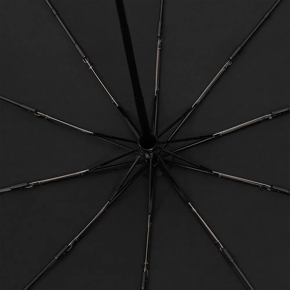 Зонт складной Cloudburst в подарочной упаковке, черный