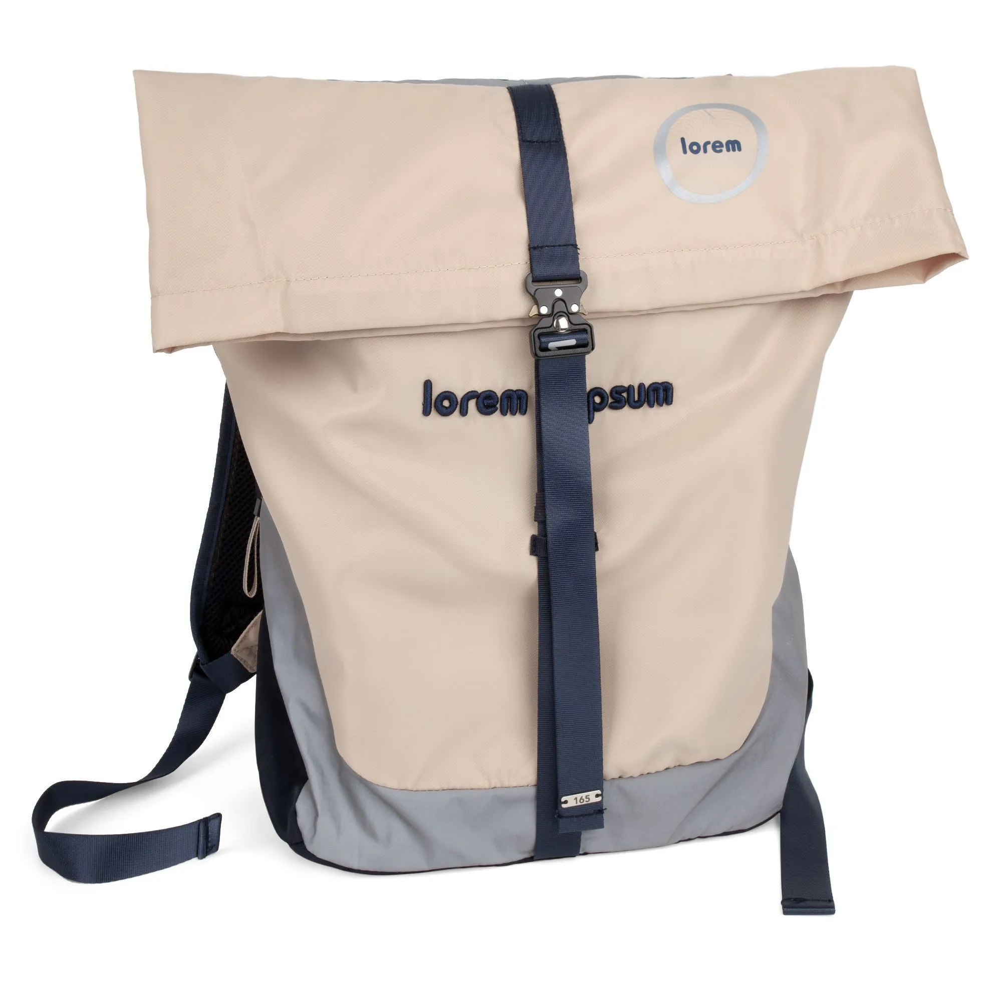 Рюкзак coolStuff Plus, бежевый с темно-синим