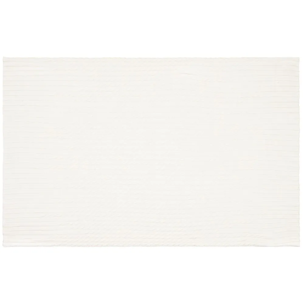 Плед Tressa, белый (молочный)