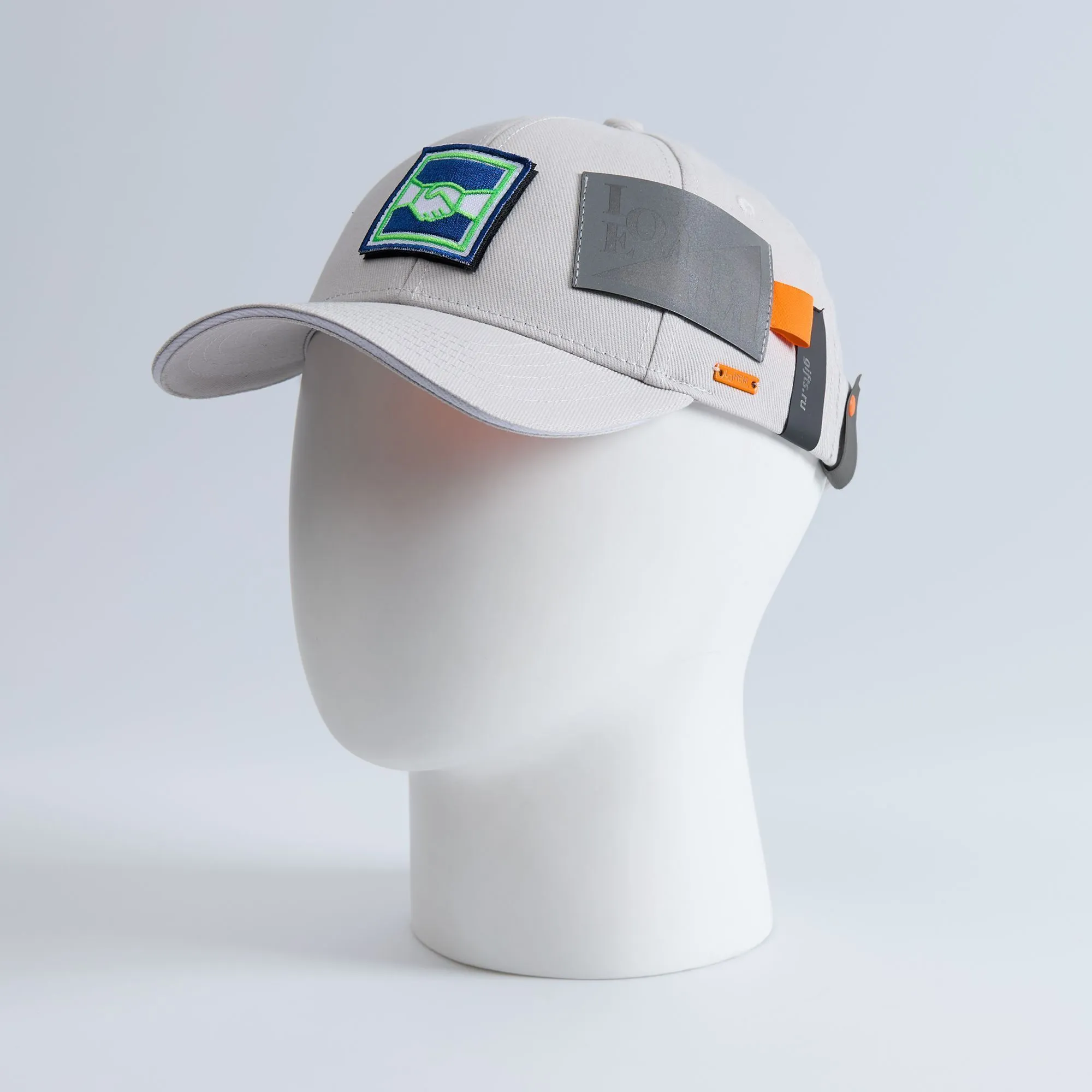 Бейсболка Spiker, зеленая с белым