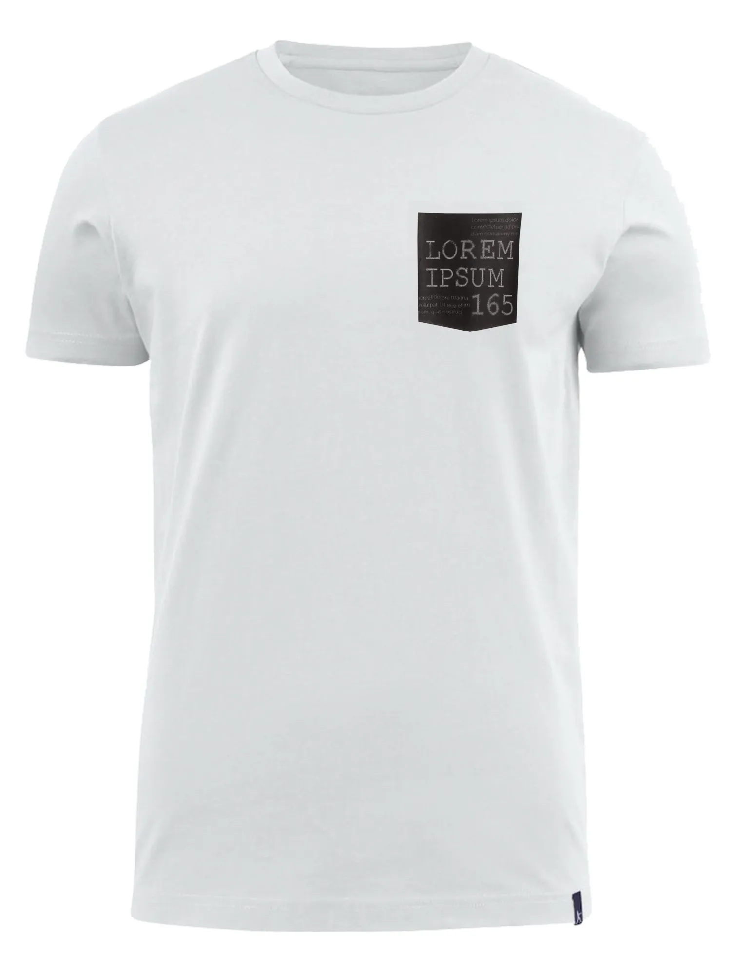 Футболка мужская American U, светлый меланж