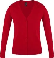 Джемпер женский Golden Women, красный с логотипом