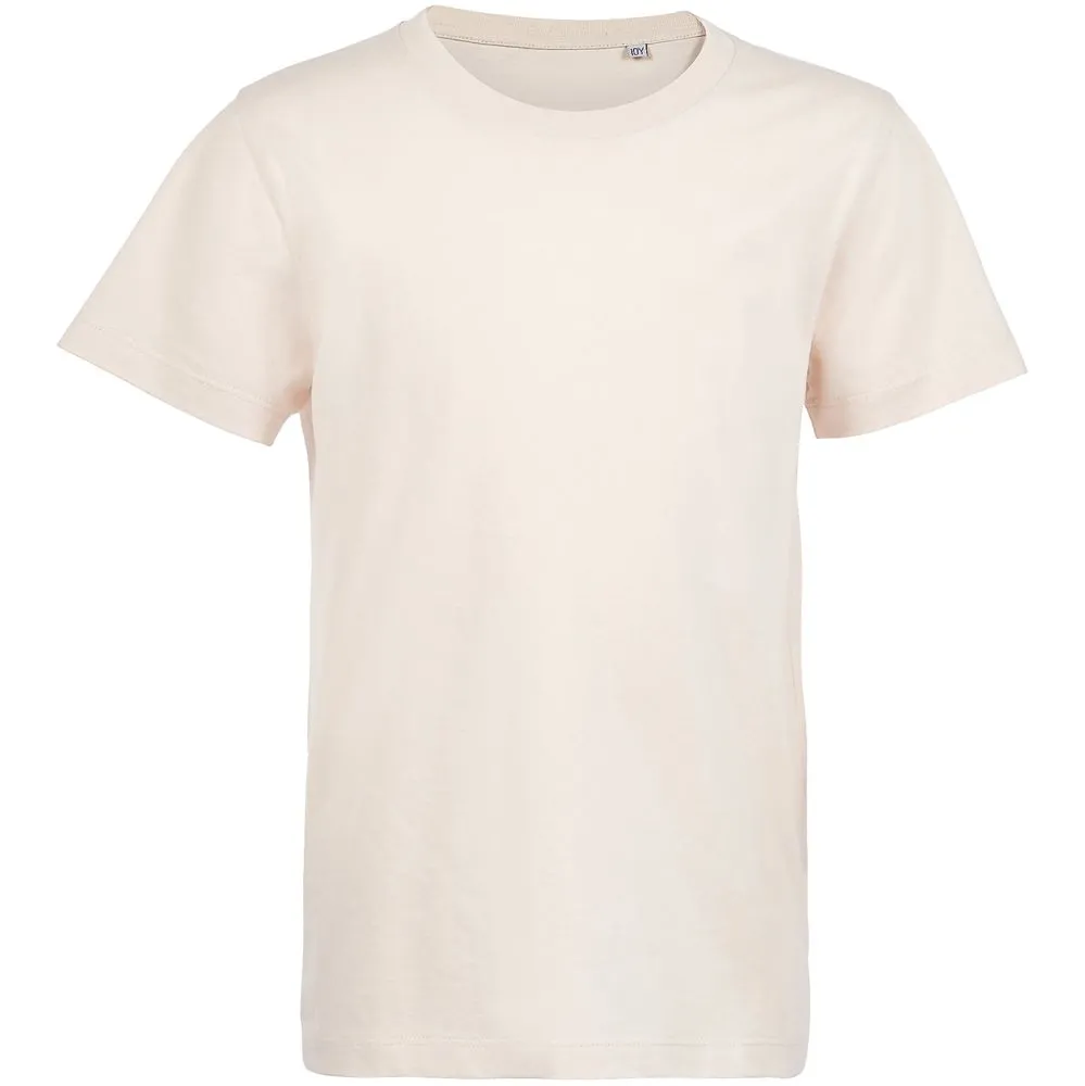 Футболка детская Martin Kids, светло-розовая с логотипом