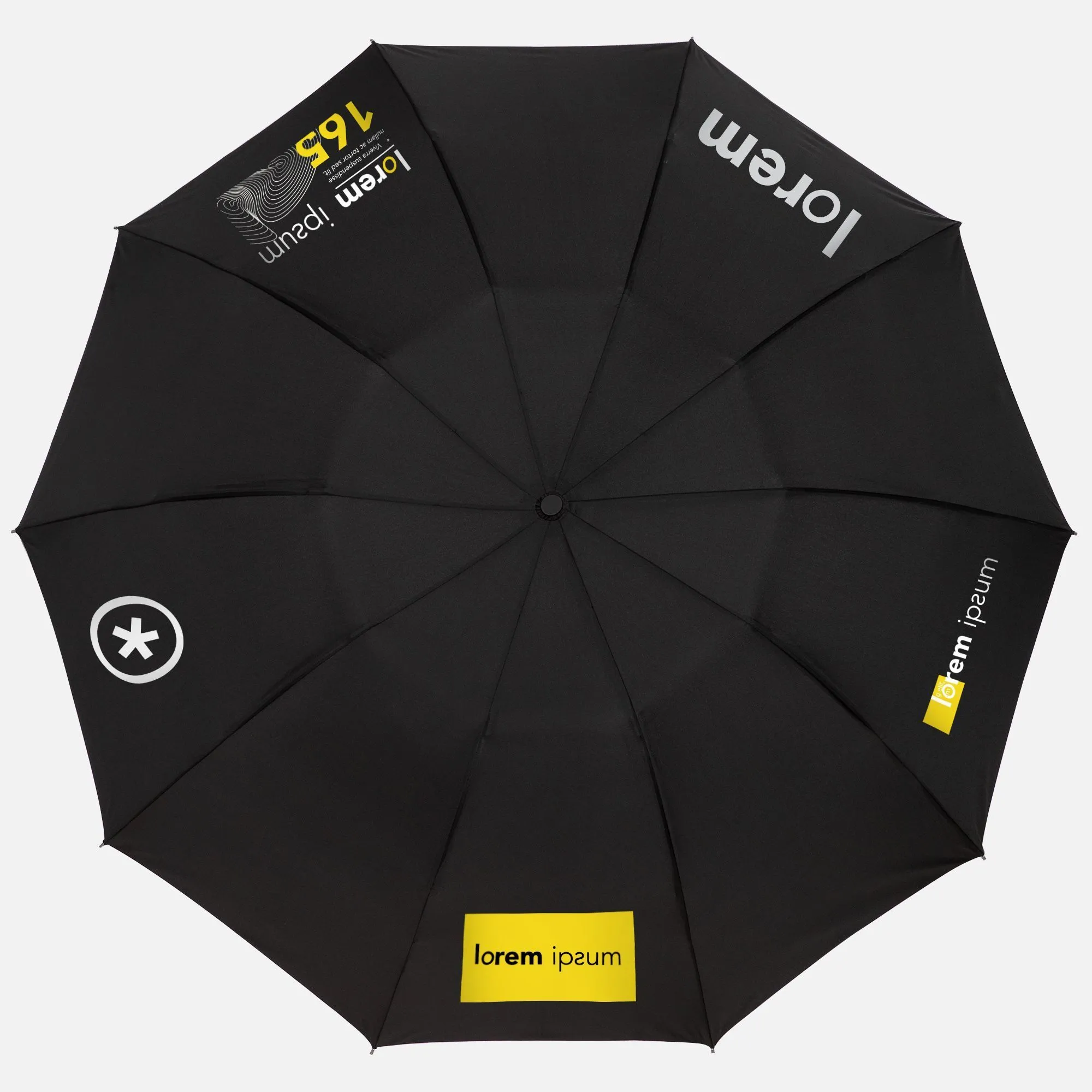Складной зонт наоборот Savelight со светоотражающим кантом