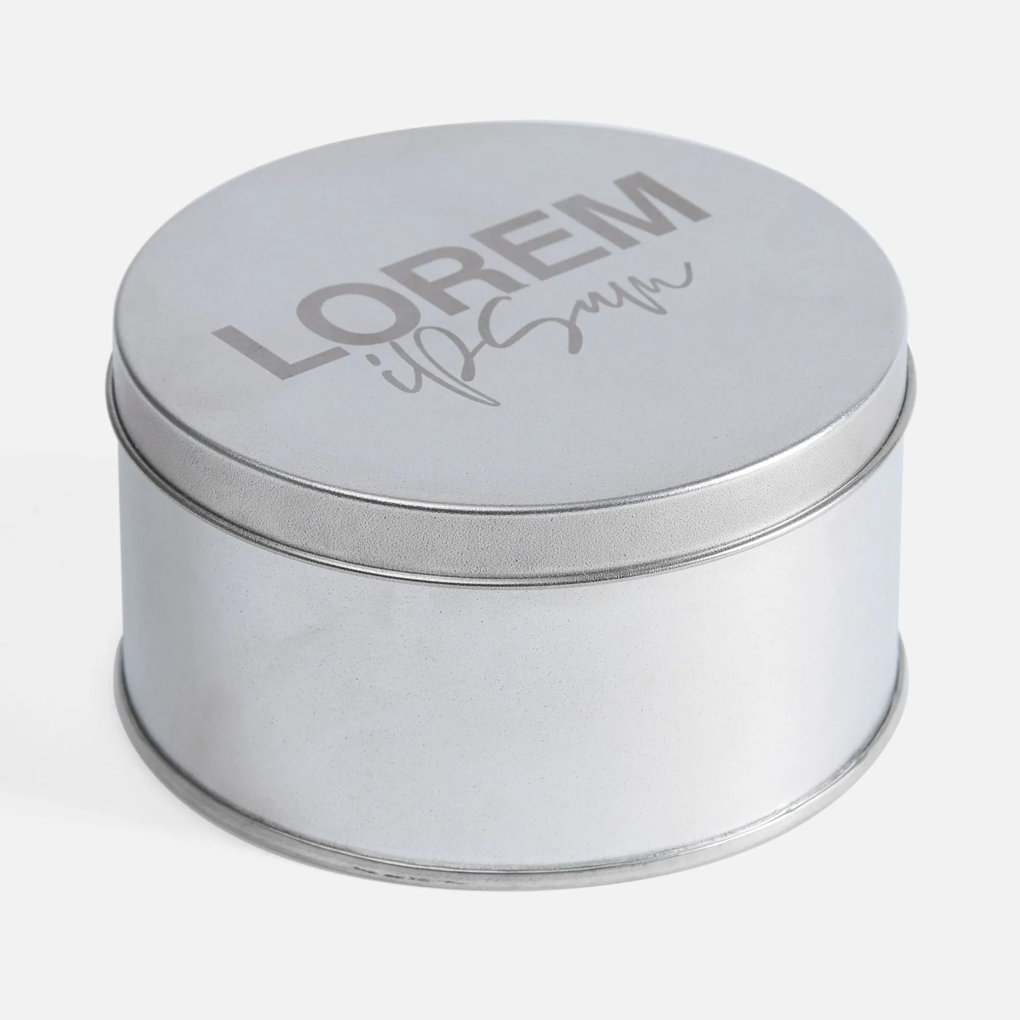 Подарочные коробки с печатью логотипа. Коробка Pragmax S, круглая по цене 153 ₽ руб. (артикул 5589) Коробка Pragmax S, круглая, серебристая