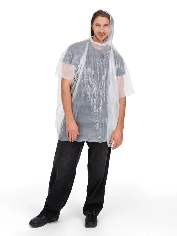 Дождевик в круглом футляре Nimbus, белый