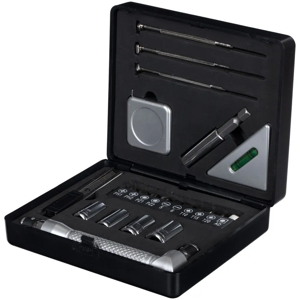 Инструменты с печатью логотипа. Набор инструментов Terraform по цене 1 395 ₽ руб. (артикул 63048.30) Набор инструментов Terraform, черный