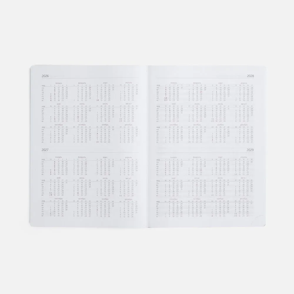 Еженедельник Nebraska, датированный, синий