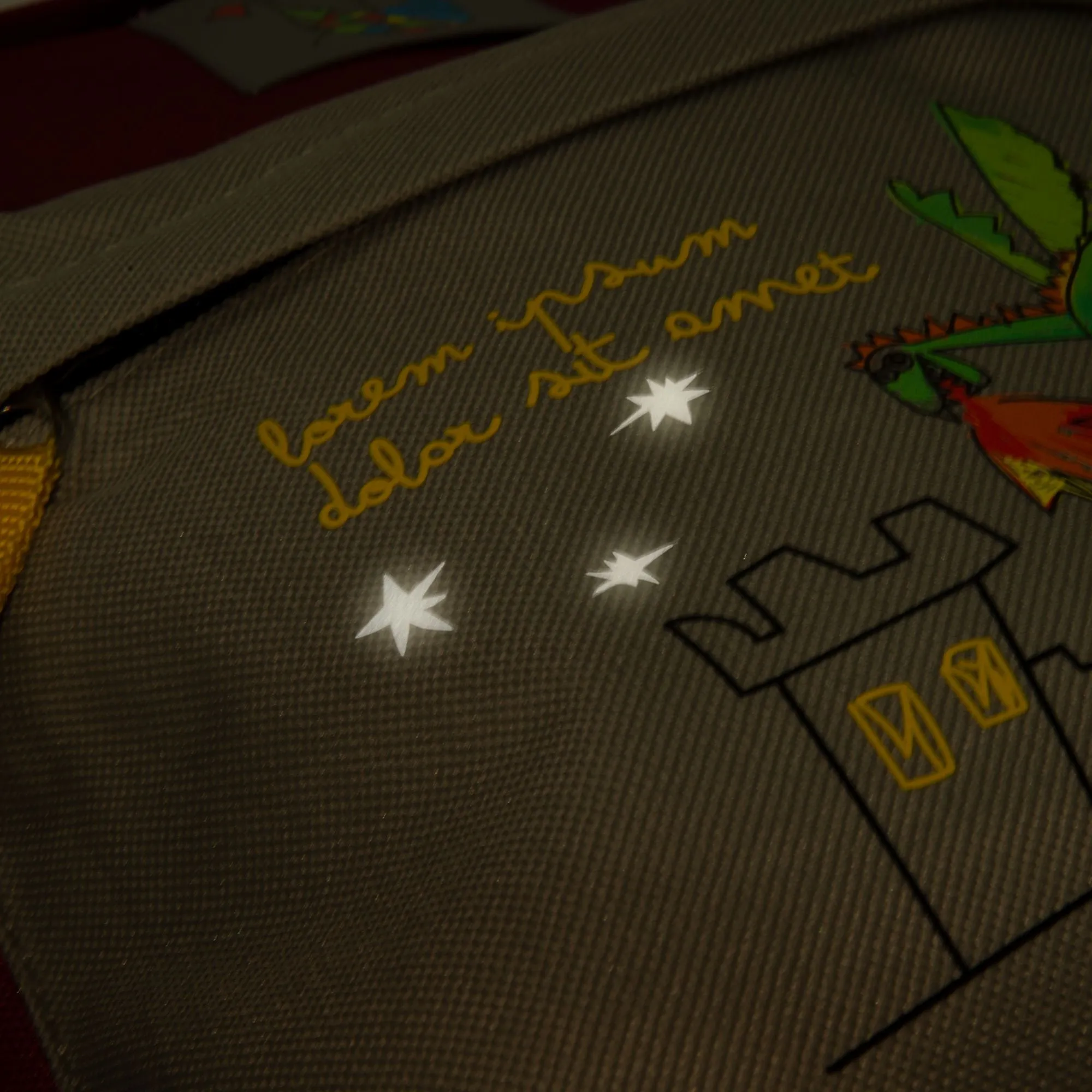 Рюкзак детский Kiddo, бордовый с серым