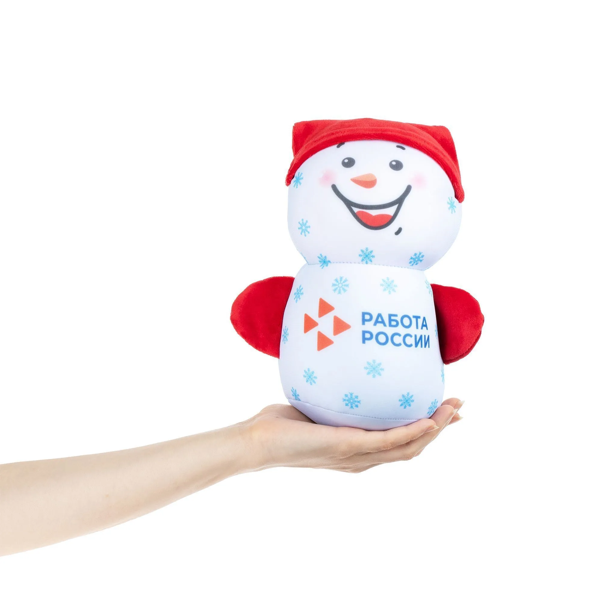 Подушка декоративная FrostyLove на заказ, снеговик