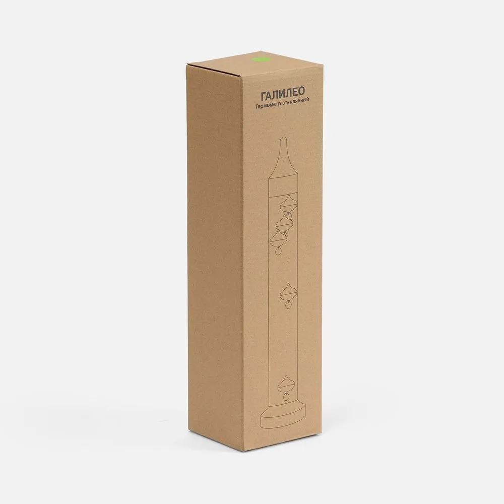 Термометр стеклянный «Галилео», зеленый