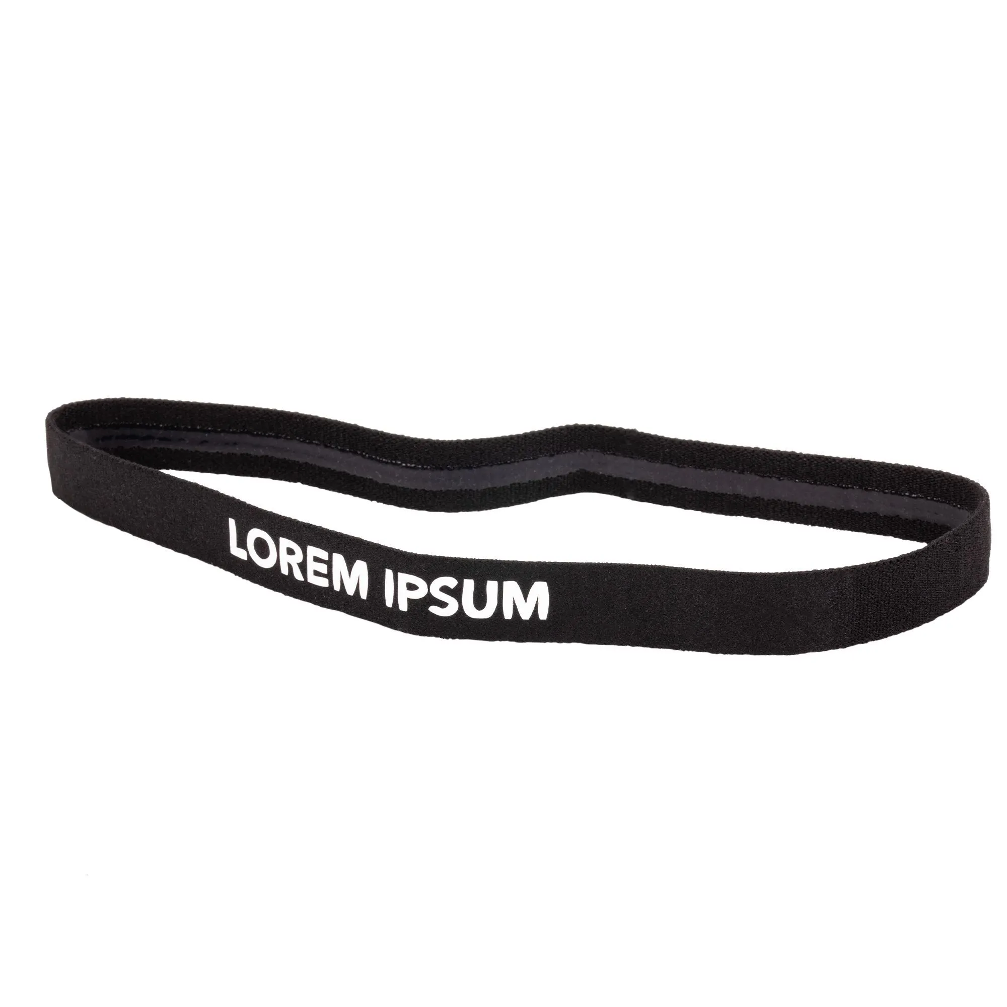 Спортивные аксессуары с логотипом с печатью логотипа. Повязка-резинка на голову Headway по цене 246 ₽ руб. (артикул 17229.30) Повязка-резинка на голову Headway, черная