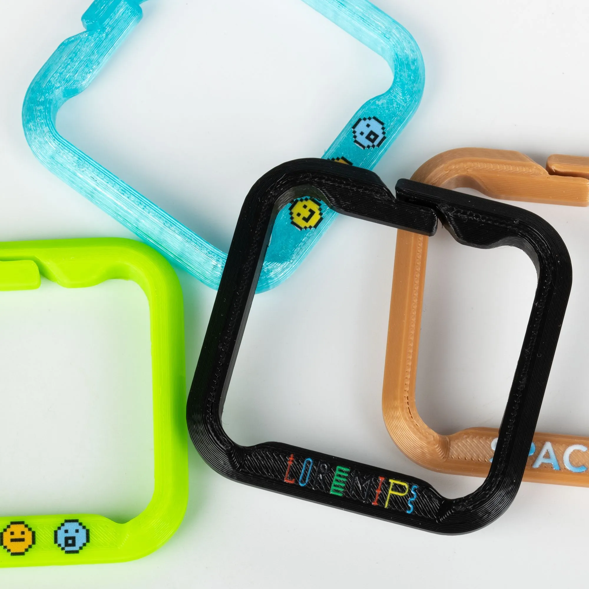 Брелок Impreso, 3D-печать на заказ, квадрат