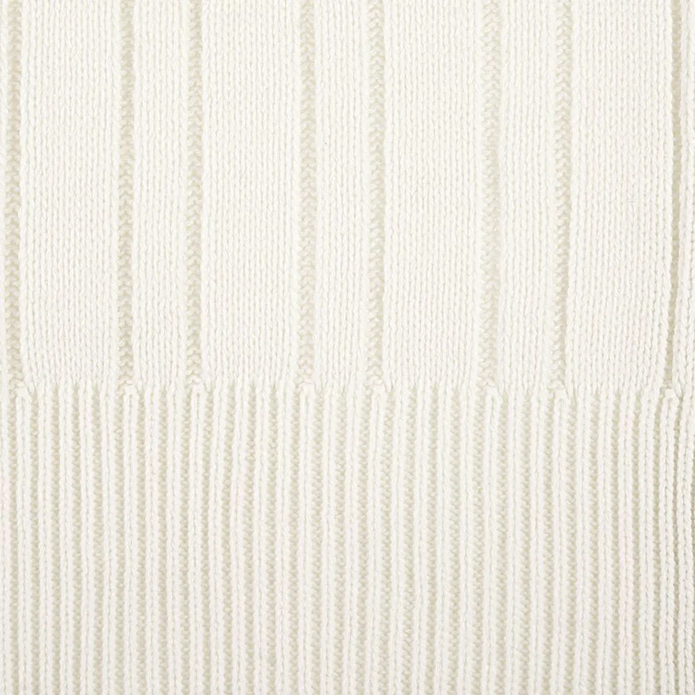 Шарфы с печатью логотипа. Шарф Knit Beat по цене 921 ₽ руб. (артикул 19892.61) Шарф Knit Beat, белый (молочный)