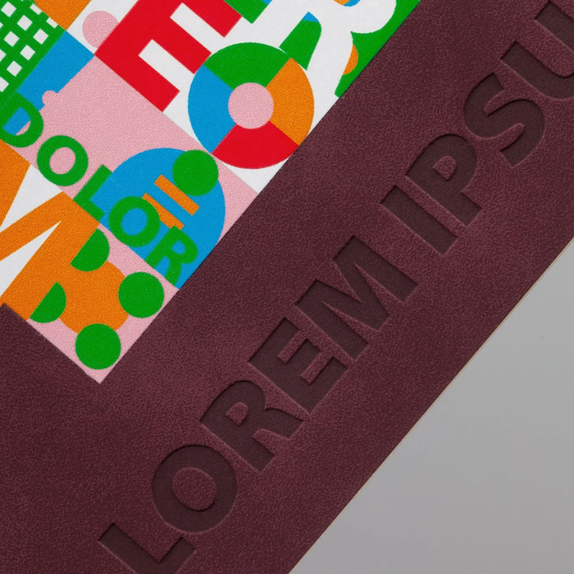 Блокнот Luba, бордовый