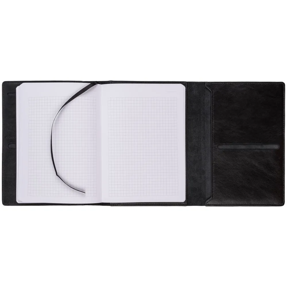 Ежедневники с логотипом с печатью логотипа. Ежедневник-портфолио Napoli, недатированный по цене 6 919 ₽ руб. (артикул 55601.30) Ежедневник-портфолио Napoli, недатированный, черный