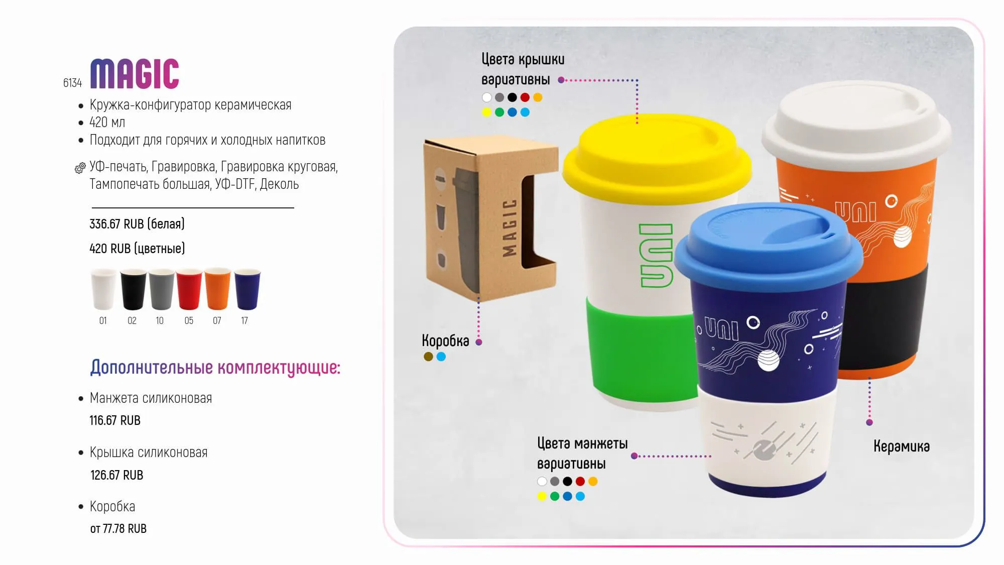 UNI - презентация товаров-конфигураторов