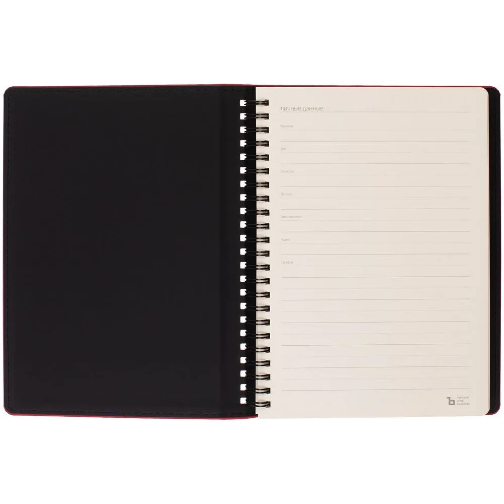 Ежедневник Spring Urban на заказ, недатированный, красный