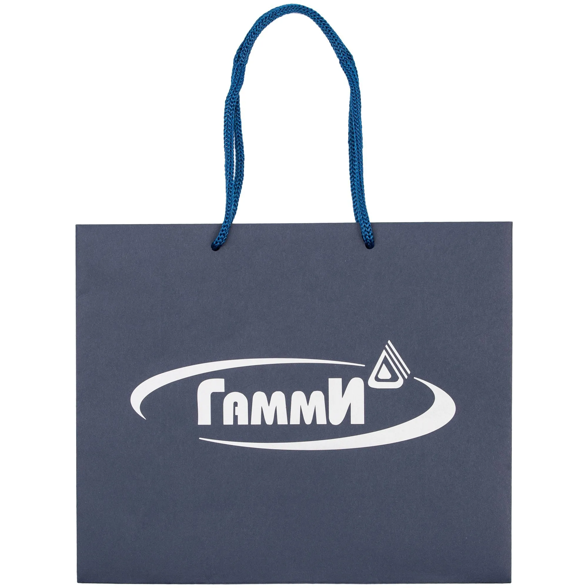 Пакет бумажный Porta S, горизонтальный, темно-синий