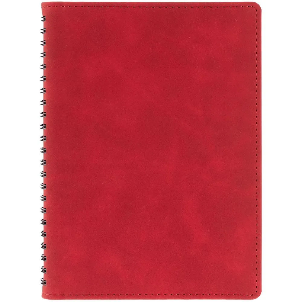 Ежедневник Spring Urban на заказ, недатированный, красный