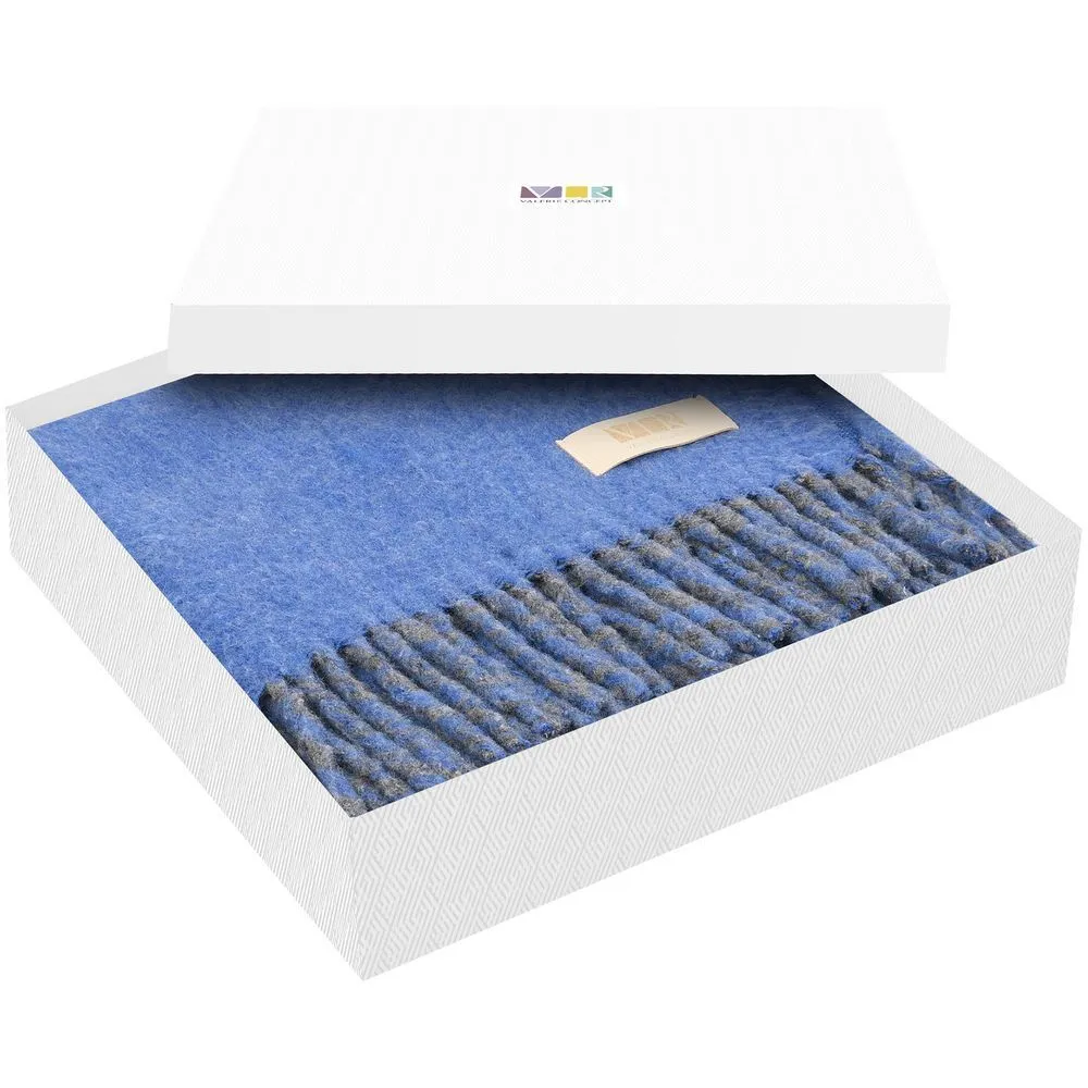 Пледы с логотипом с печатью логотипа. Плед Mumbai Duo по цене 12 081 ₽ руб. (артикул 16342.40) Плед Mumbai Duo, синий