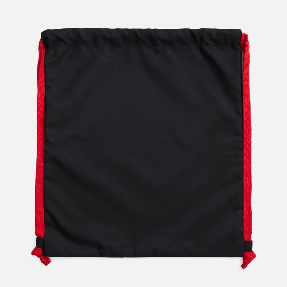 Рюкзак B3, черный с красными лямками
