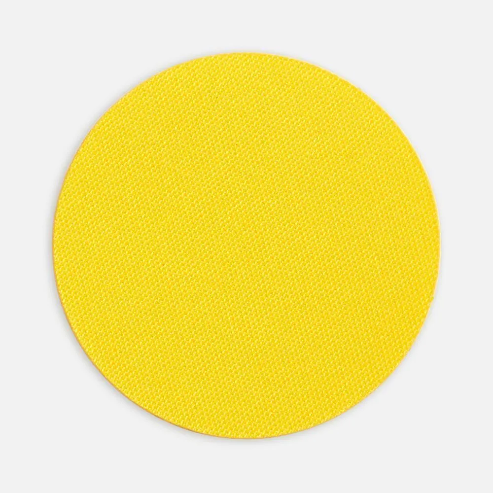 Наклейка тканевая Lunga Round, M, желтая
