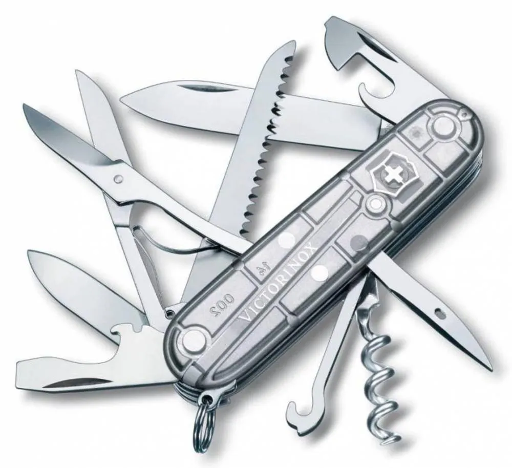 Офицерский нож Huntsman 91, прозрачный серебристый Офицерский нож Huntsman 91, прозрачный серебристый