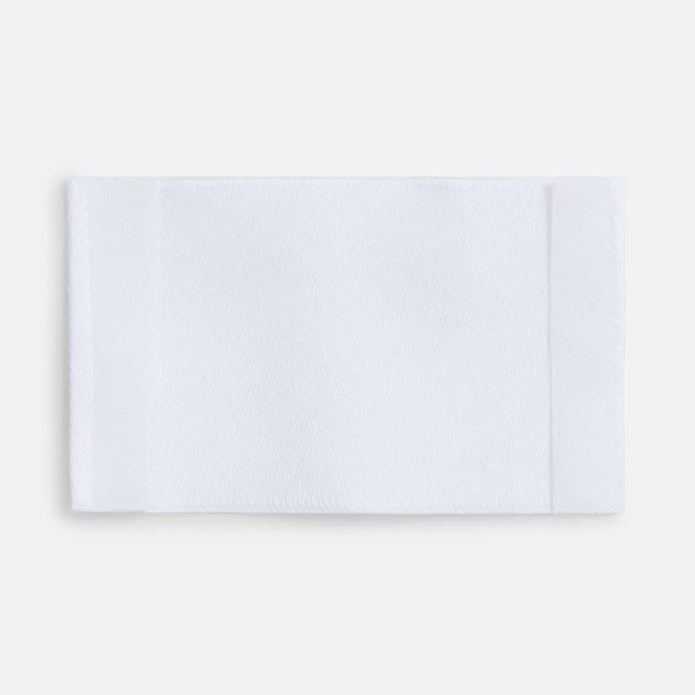 Лейбл тканевый Epsilon, M, белый