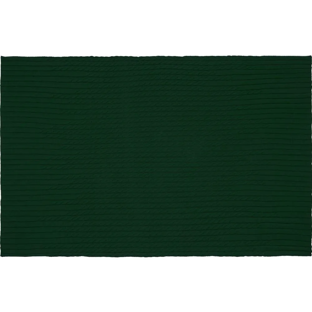 Плед Tressa, темно-зеленый