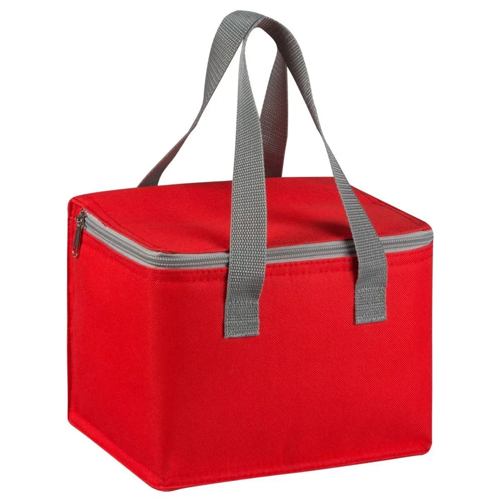 Термосумка Vardo, красная с логотипом