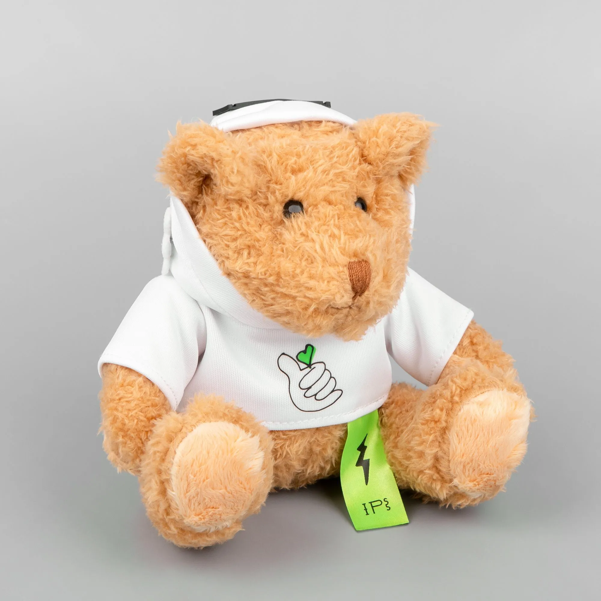 Мягкая игрушка «Мишка Cuddleton» в белом худи