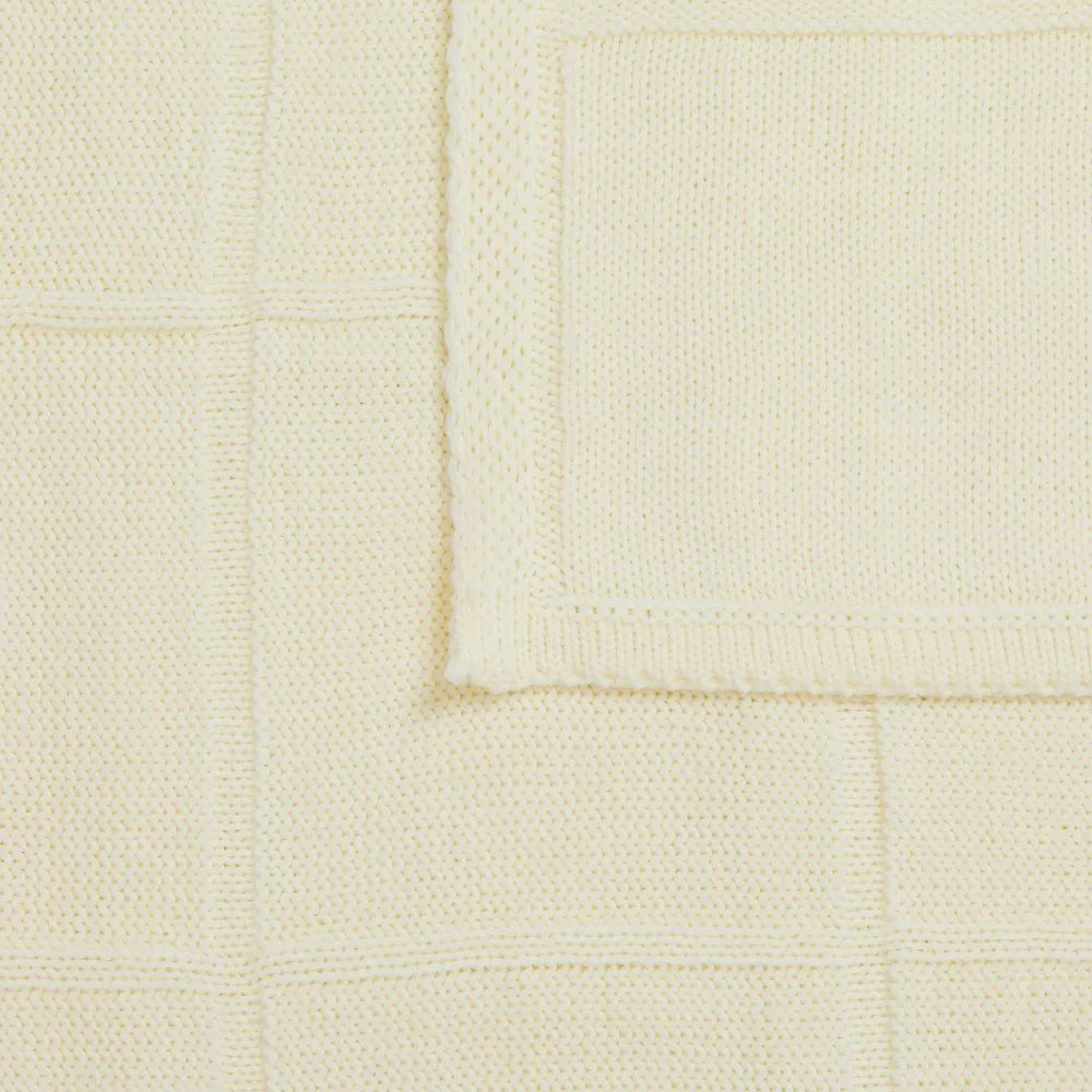 Плед Chainfield, белый (молочный)