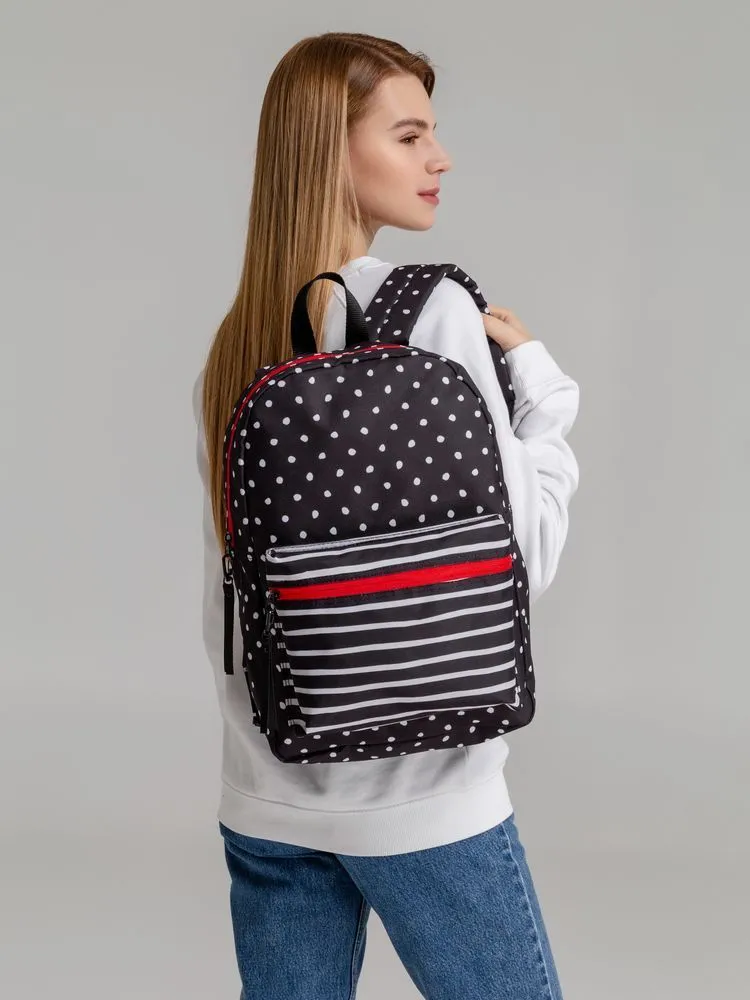 Рюкзаки с печатью логотипа. Рюкзак Polka Dot по цене 1 107 ₽ руб. (артикул 71494.30) Рюкзак Polka Dot