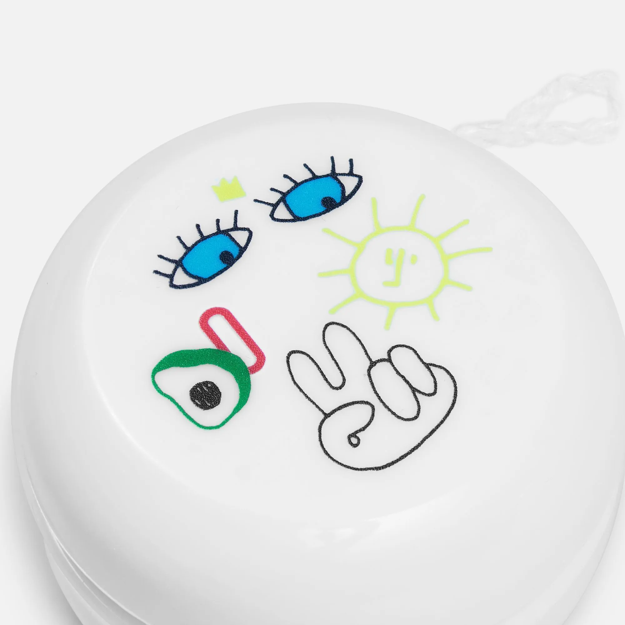 Антистресс-игрушка йо-йо Loopy, белая