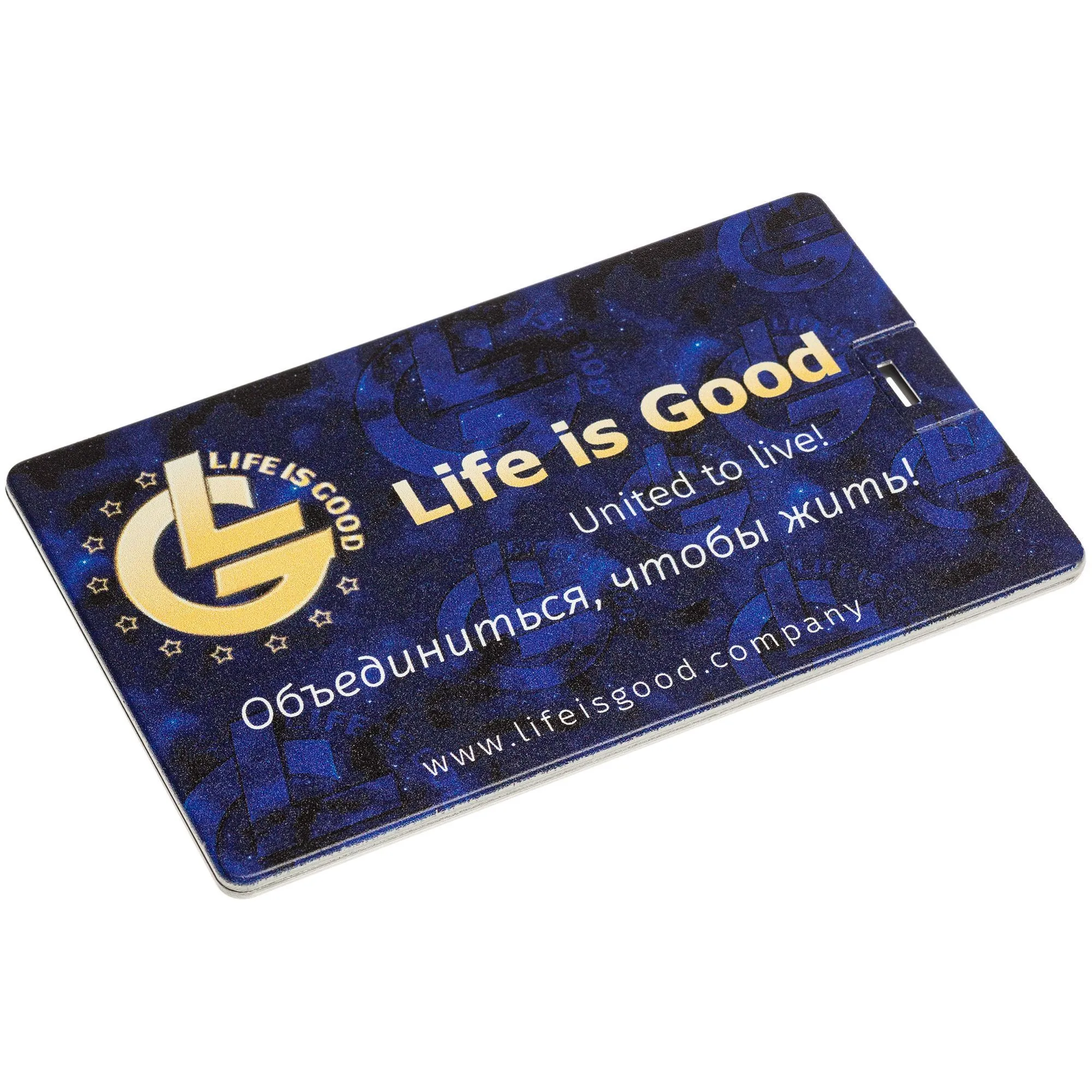 Флешка Platinum Card, 32 Гб, серебристая