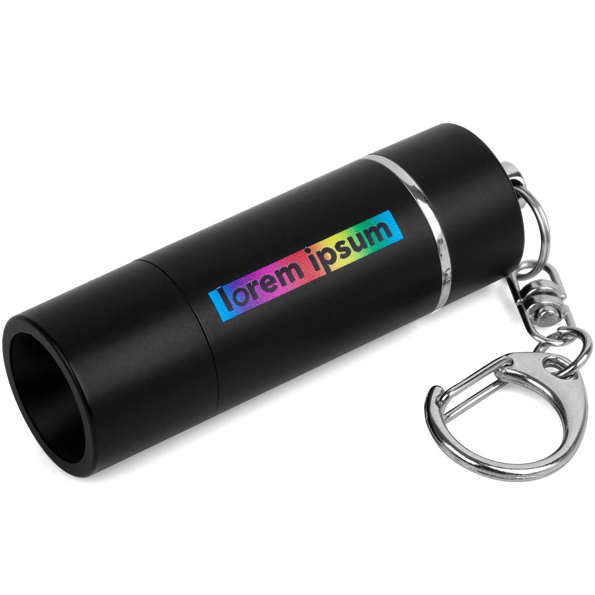 Брелок-фонарик Click Ray, ver.2, черный