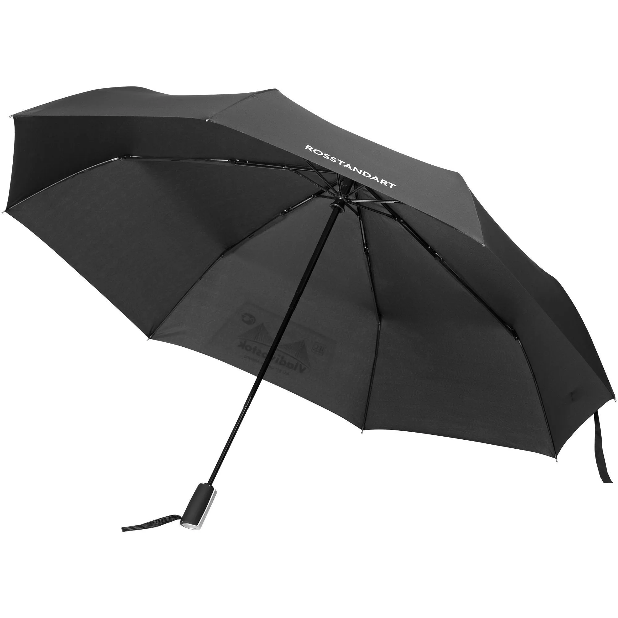 Зонт складной Fiber, черный