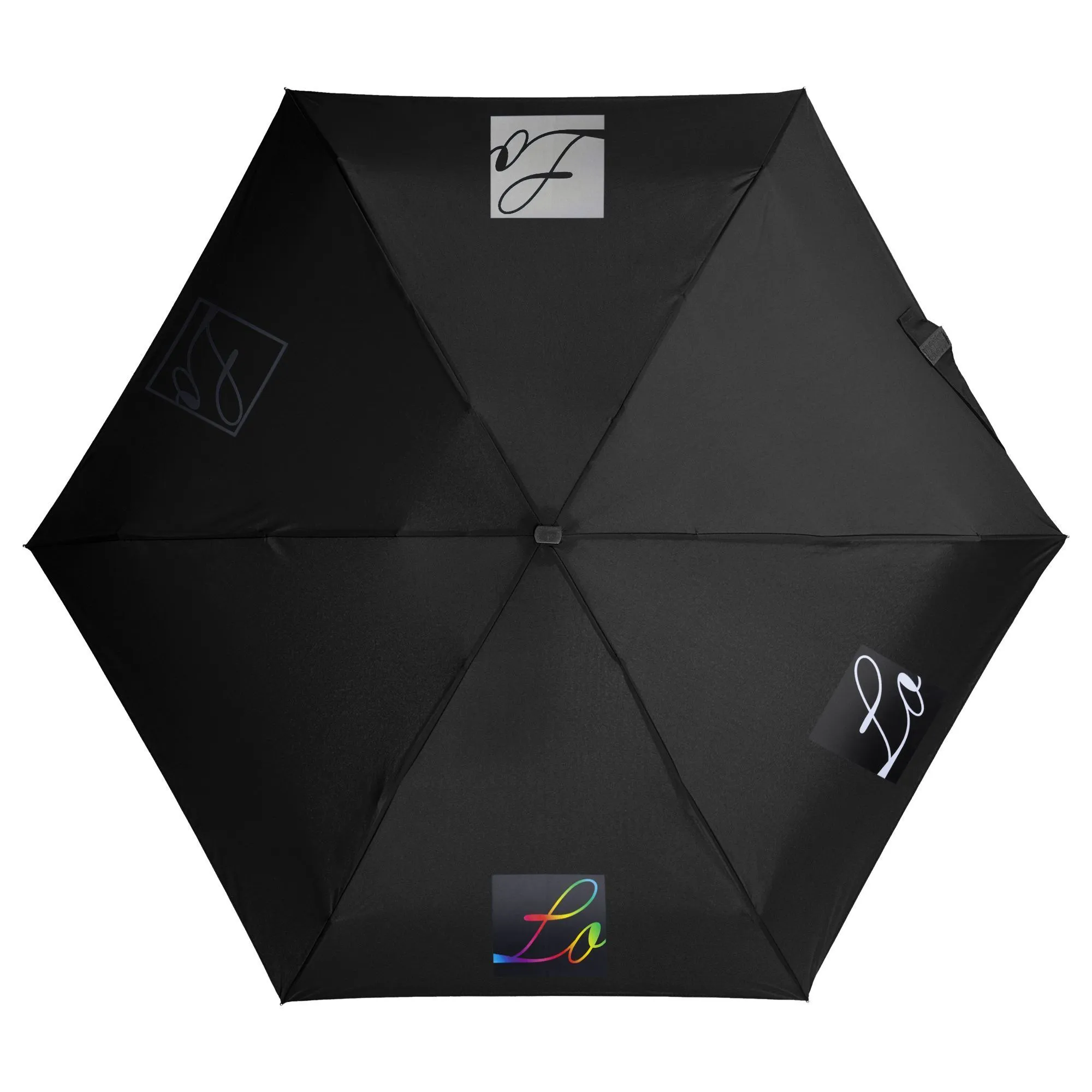 Зонт складной Five, черный