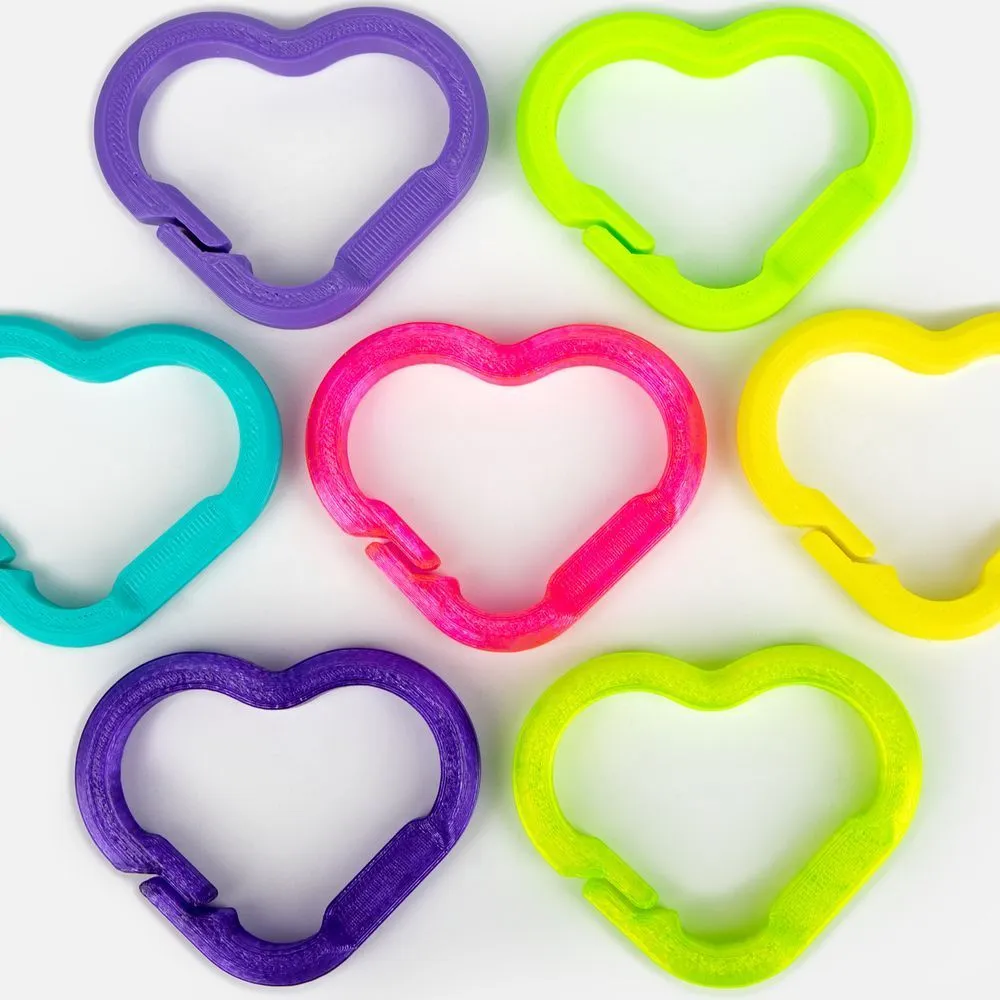 Брелок Impreso, 3D-печать на заказ, сердце