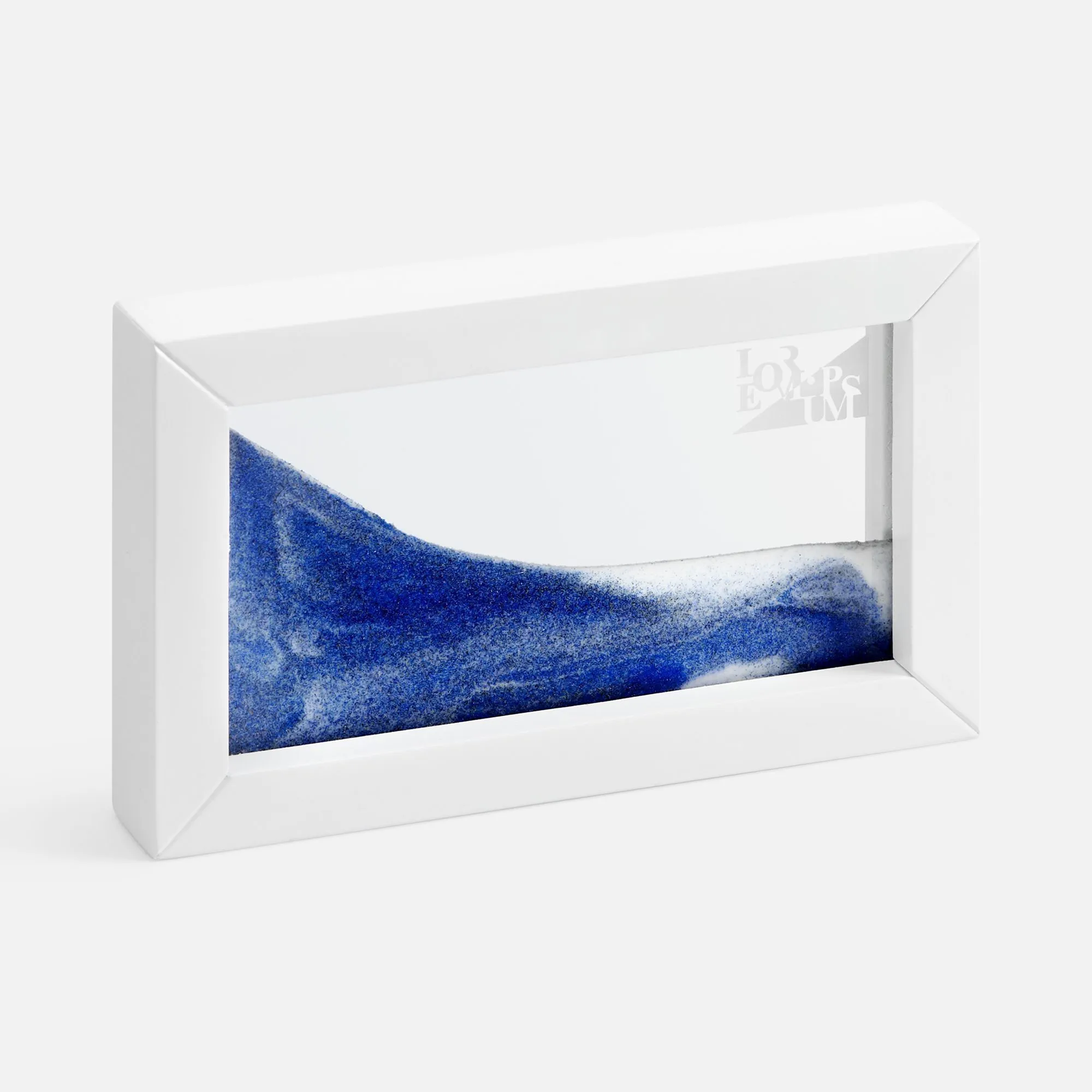 Песочная картина-антистресс Zenscape, белая с синим