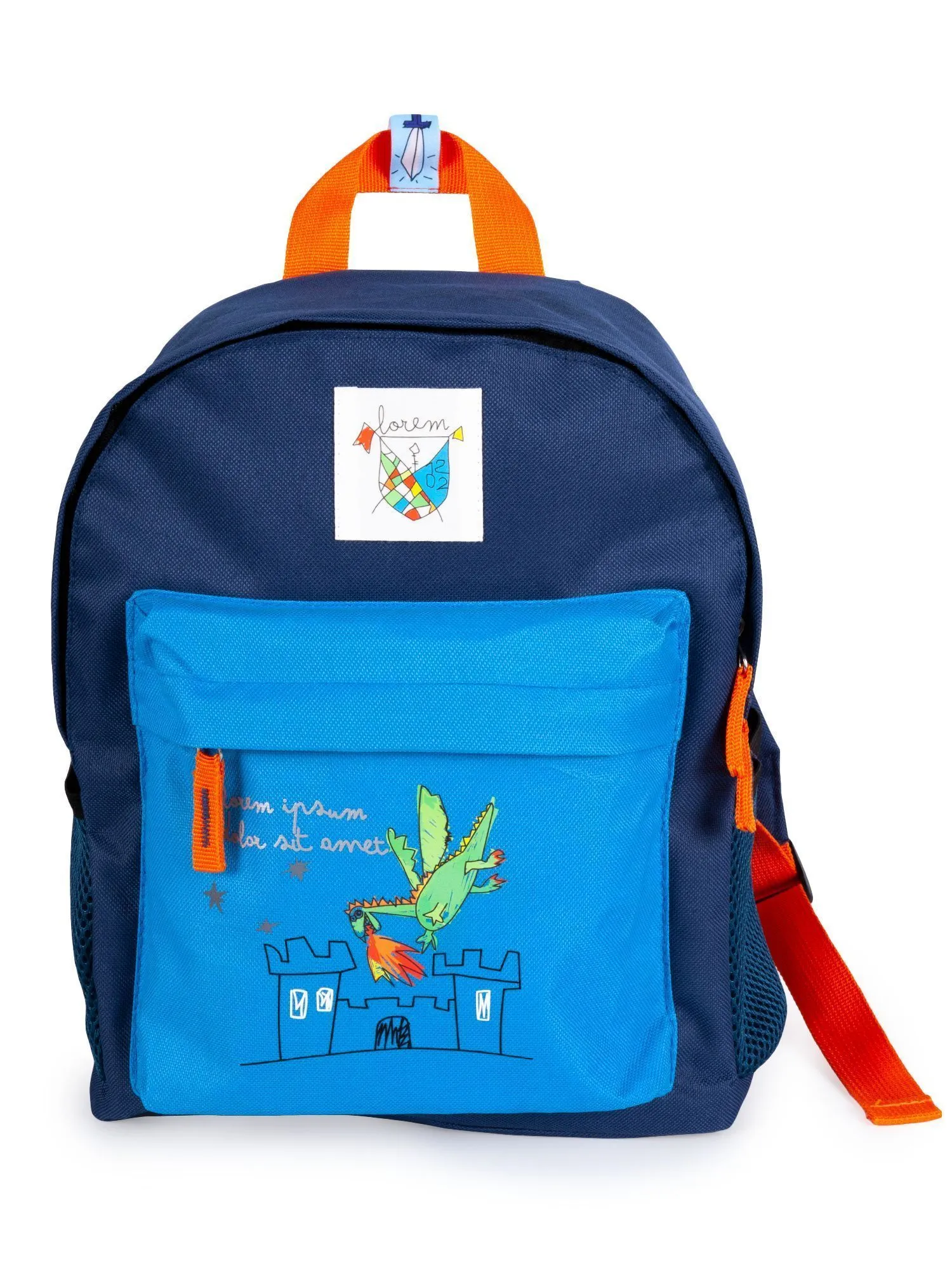 Рюкзак детский Kiddo, синий с голубым