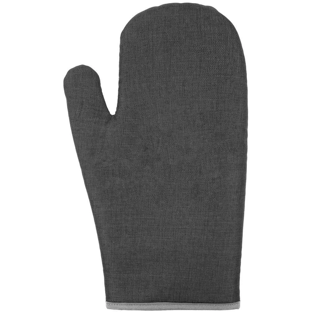 Домашний текстиль с печатью логотипа. Прихватка-рукавица Settle In по цене 363 ₽ руб. (артикул 15786.31) Прихватка-рукавица Settle In, темно-серая