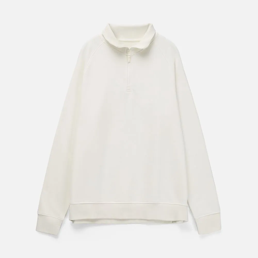 Толстовка унисекс S3, молочно-белая с логотипом