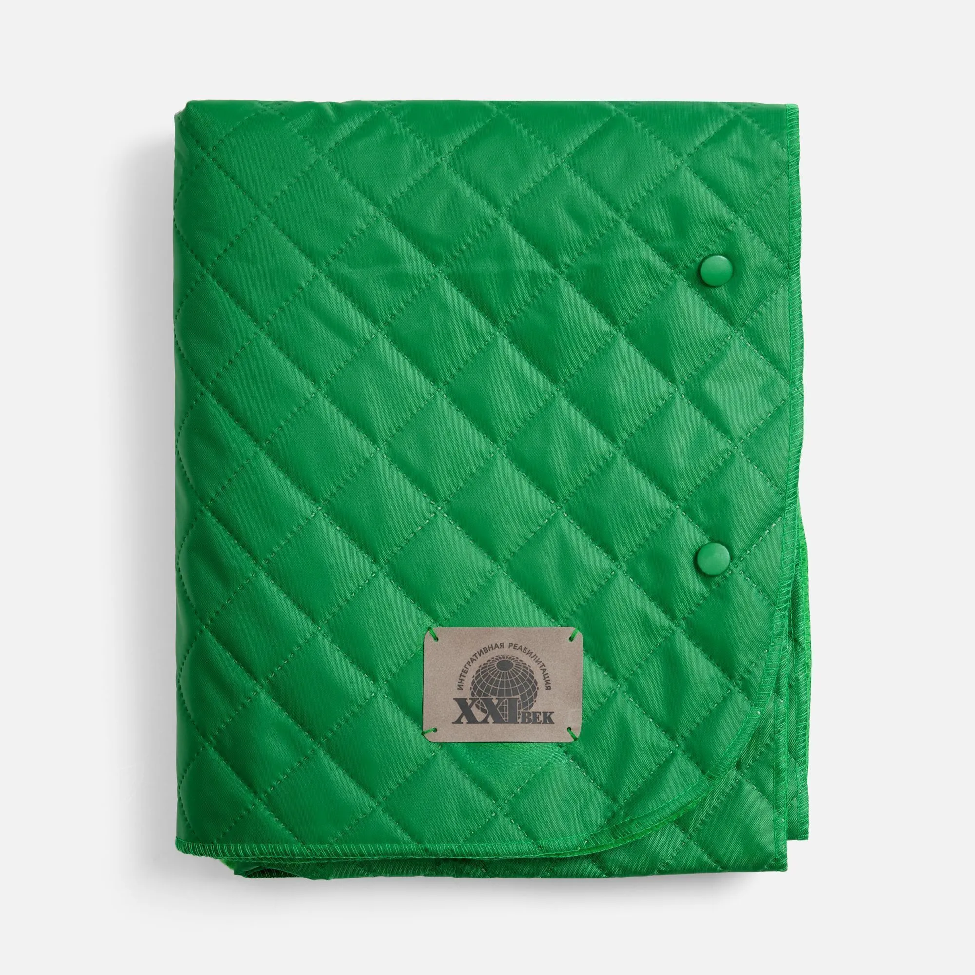 Плед-пончо для пикника SnapCoat, зеленый