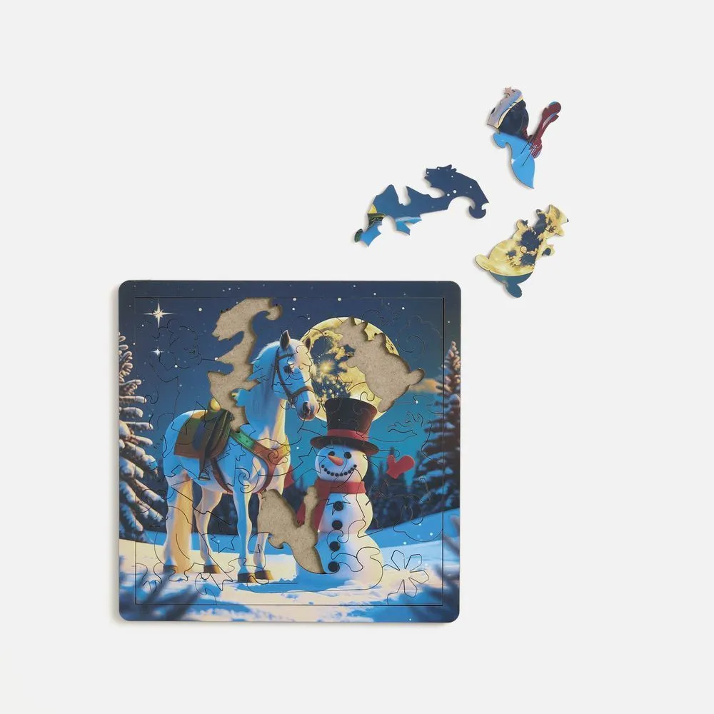 Деревянный пазл Woodsy Wonders на заказ