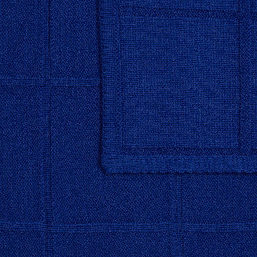 Плед Chainfield, темно-синий (кобальт)