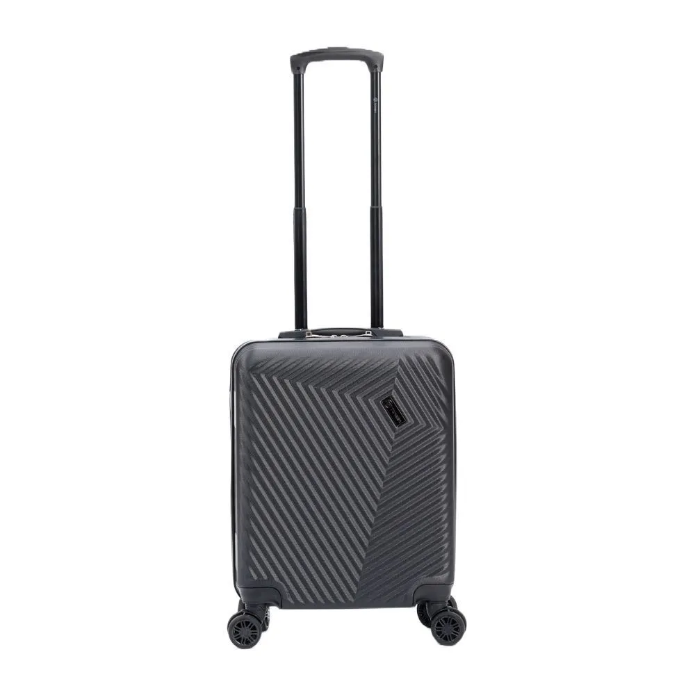 Чемодан Lama S, черный с логотипом